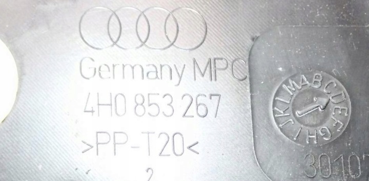 PROTECTION RYNNY PLUIE GAUCHE AUDI A8 D4 4H0853267