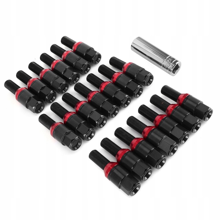 20 PCS BOULONS AVEC EMBOUT STUD SYNTONISEUR STYLE VIS SRUBOWE KO M14X1,25 GWIN