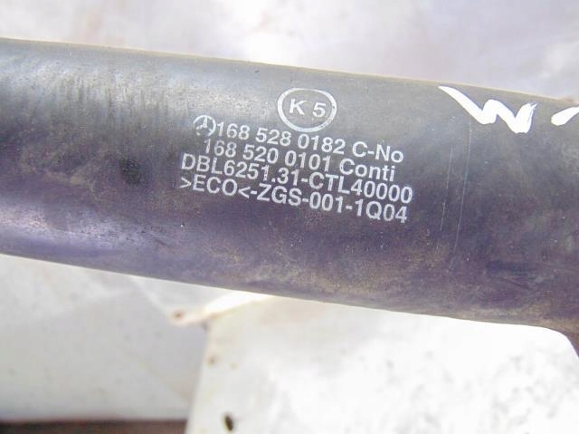 TUYAU TUYAU ÉCHANGEUR D'AIR DE SURALIMENTATION W168 1.7 CDI A1685280108