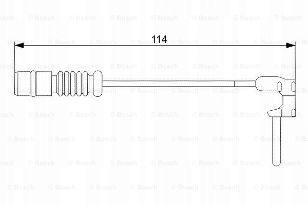 1987473011 BOSCH FREINS PLAQUETTES CAPTEUR /P+T/ DB