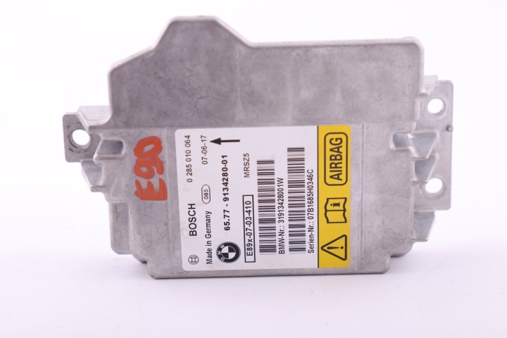BMW E81 E87 E90 E91 MODULE CONTRÔLEUR COUSSINS D'AIR AIRBAG 9134280