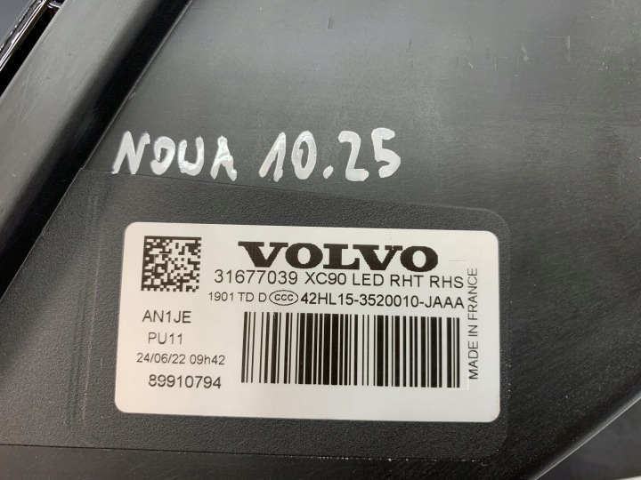 PROJECTEUR PHARE AVANT DROITE VOLVO XC90 XC 90 II FULLLED 31677039 10.25