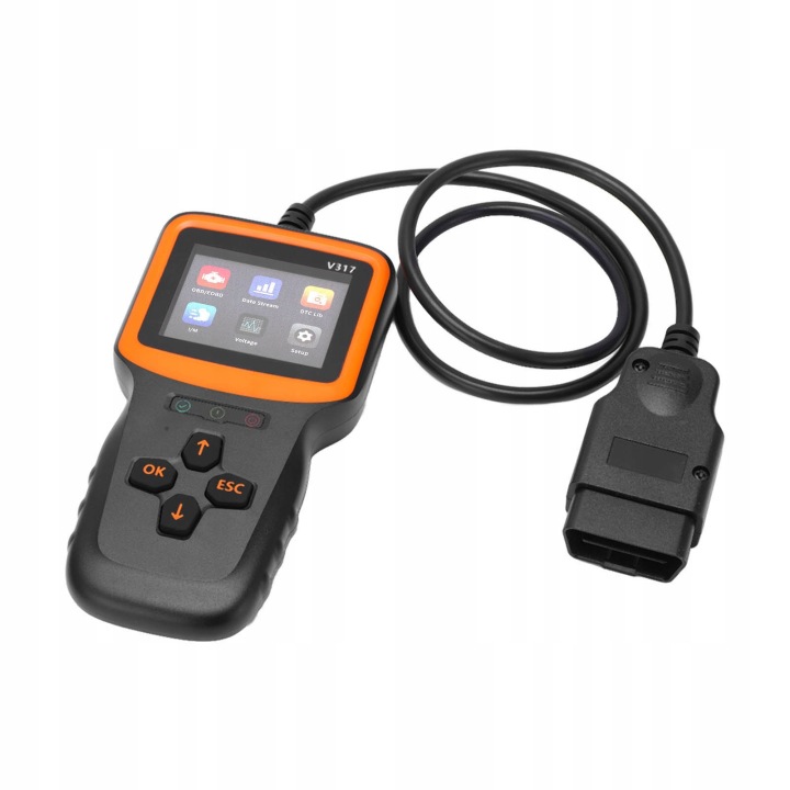 V317 V1.5 SKANER OBD2 DC9-16V MONITEUR ABS LECTEUR DE CARTE KODOW USTEREK U3