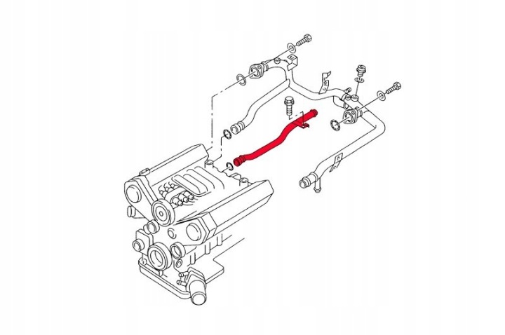 FIL REFROIDISSEMENT AUDI A4 A6 PASSAT 078121075AB