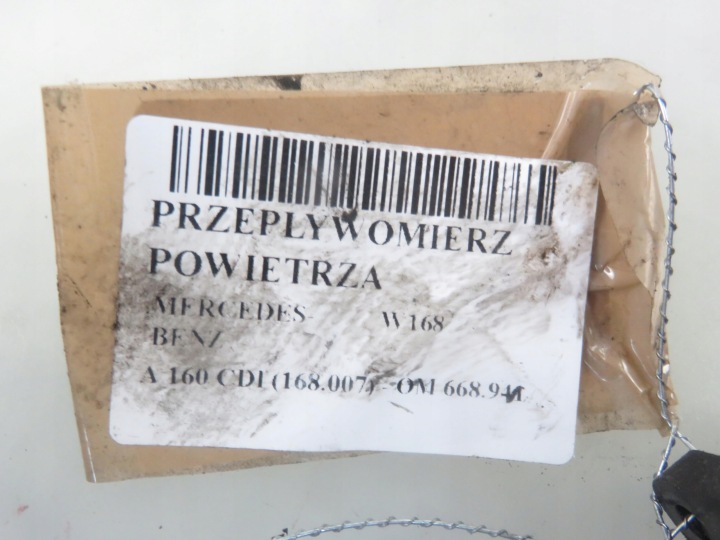 DÉBITMÈTRE MERCEDES-BENZ W168 A 160 CDI 0281002281 A0041530628