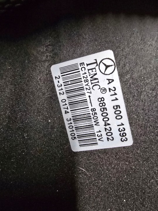 VENTILATEUR MODULE MERCEDES W211 A2115001393