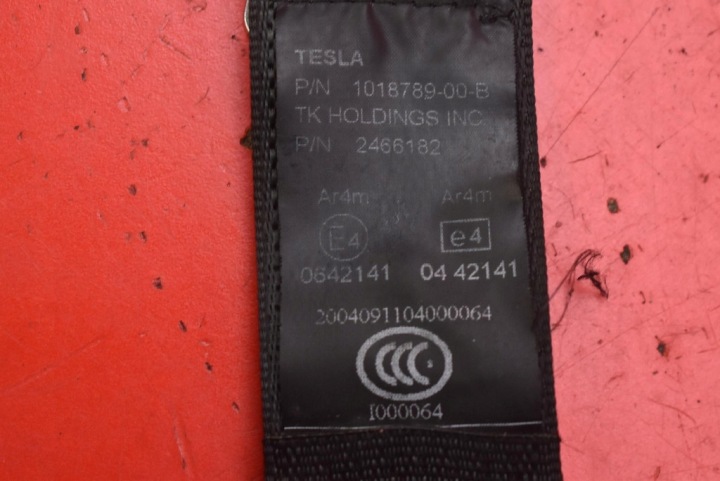 CEINTURE DE SÉCURITÉ DROIT ARRIÈRE EUROPE 1018789-00-B TESLA MODÈLE AVEC LIFT 16-21