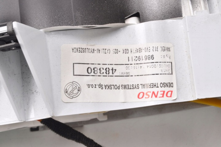 FIAT 500 PANNEAU CONDUIT D'AIR CLIMATISATION MANUELLE 98619211 48380