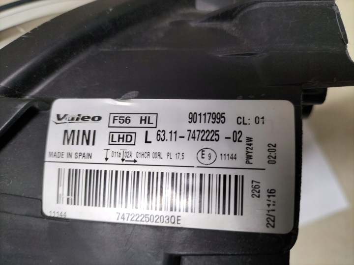 MINI COOPER F54 F56 PROJECTEUR GAUCHE (SZCZECIN-GORZOW- POZNAŃ 4295