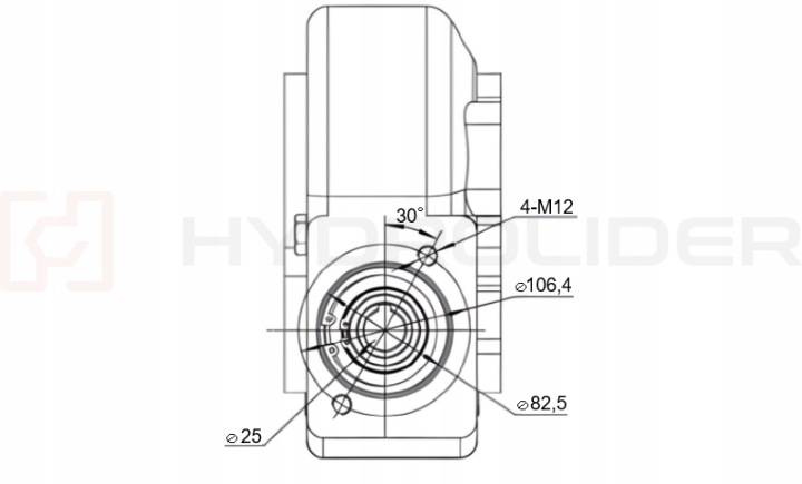 TRANSMISSION RT 160 VERS PISTON FUMIER PRZELOZENIE 8.15:1
