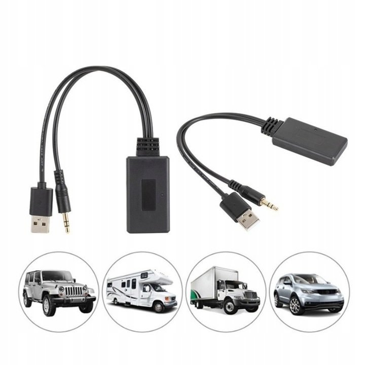 ADAPTER BLUETOOTH AUX IN MINI JACK USB UNIVERSAL 