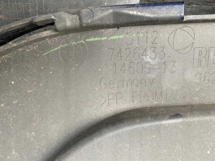 BMW 2 PIÈCES F39 PARE-CHOCS PDC ARRIÈRE ARRIÈRE 51127426433