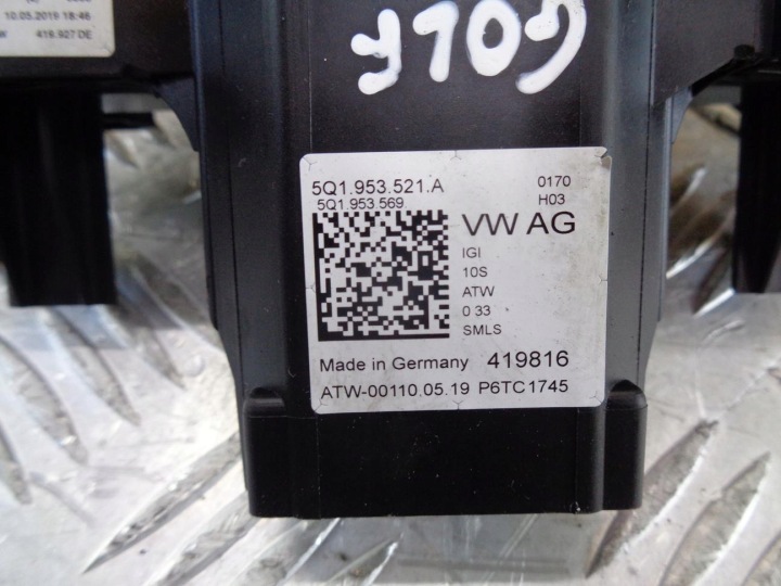ARAIGNÉE COMMUTATEUR COMPOSITE VW GOLF 7 VII LIFT 2017- 5Q1953569 5Q1953502AB