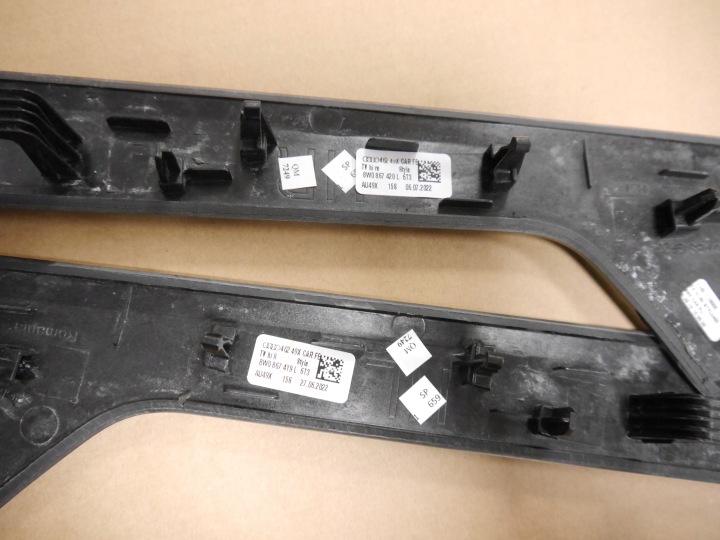 AUDI A4 A5 8W BAGUETTES DÉCORATIF CARBONE 6T3