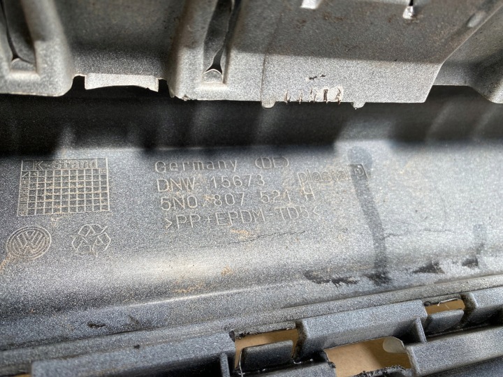 PARE-CHOCS ARRIÈRE VW TIGUAN I R-LINE ARRIÈRE PDC ORYXWEISS 5N0807521H