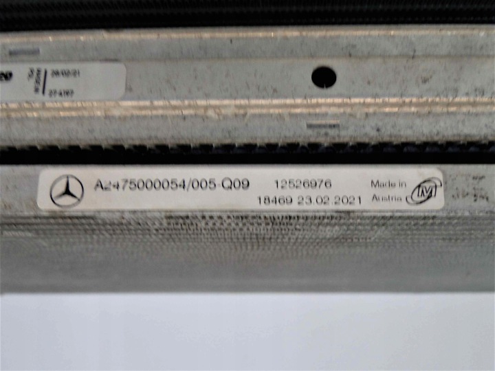 MERCEDES GLB X247 247 ENSEMBLE RADIATEURS AMG 2.0 D