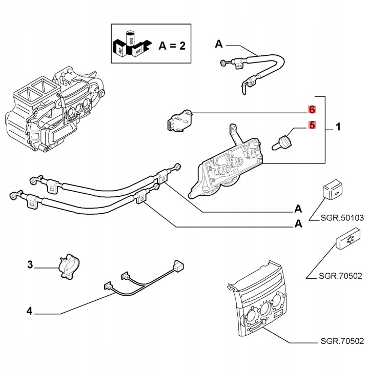 POTENTIOMÈTRE PANNEAUX CONDUIT D'AIR RÉSISTANCE FIAT DUCATO 230/244 OE1305589080 NEUF