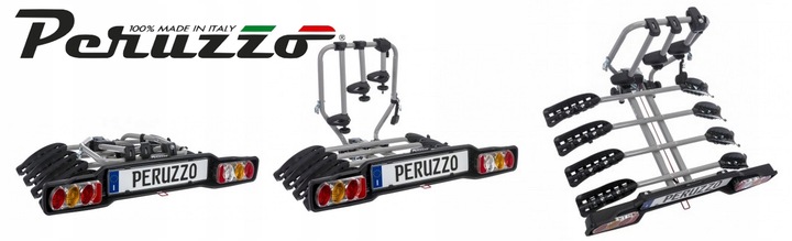 MALETERO SOPORTE PLATAFORMA ROWEROWA NA BARRA DE REMOLQUE GANCHO DE REMOLQUE PERUZZO SIENA 4 BICICLETAS 