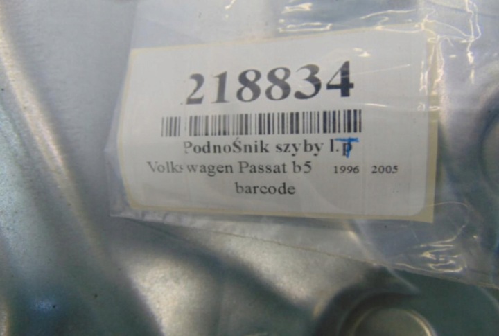 VOLKSWAGEN PASSAT B5 LIFT UNIVERSEL ÉLÉVATEUR VITRES GAUCHE ARRIÈRE 3B9839751BF