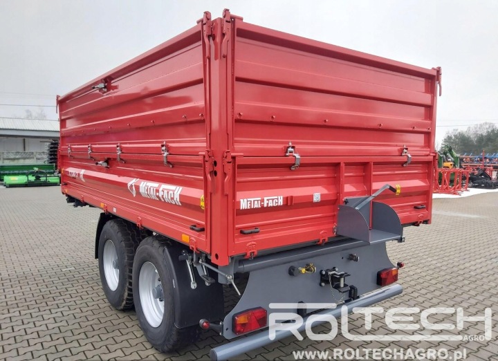 REMORQUE ROLNICZA TANDEM PALETOWA METAL-FACH T730 8T 10T 12T