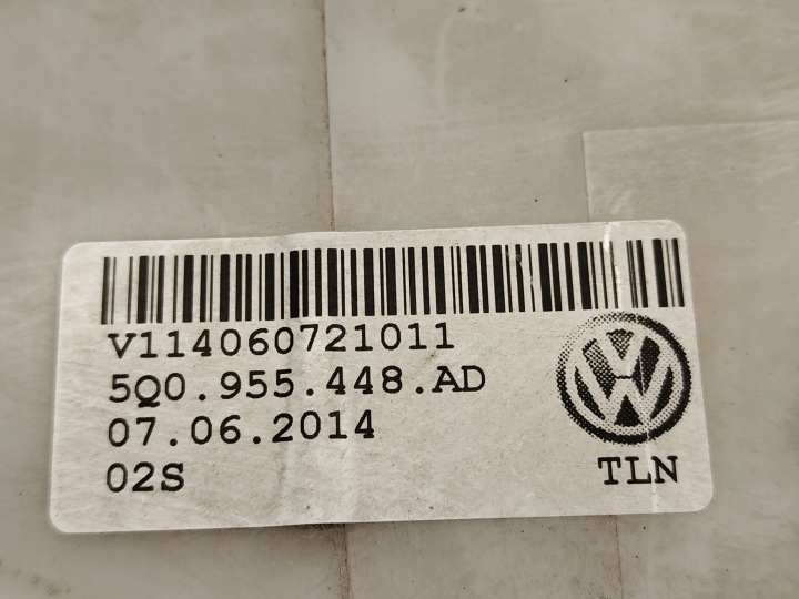 VW SEAT AUDI SKODA RÉSERVOIR LAVE-GLACES POMPE ORIGINAL 5Q0955448