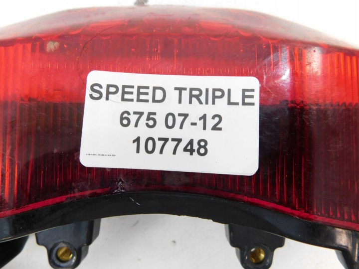 TRIUMPH SPEED TRIPLE 675 07-12 PHARE ARRIÈRE ARRIÈRE