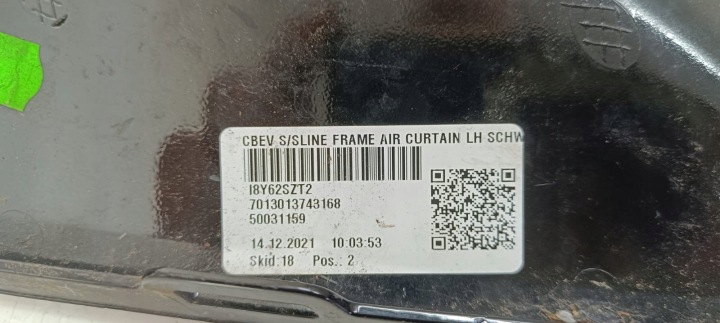 AUDI E-TRON S-LINE 4KE 2020- GRILLE MOULURE PARE-CHOCS GAUCHE AVANT 4KE121341 OE