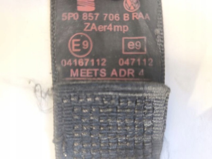 CEINTURE DE SÉCURITÉ DROIT AVANT SEAT ALTEA TOLEDO III EUROPE 5P0857706B