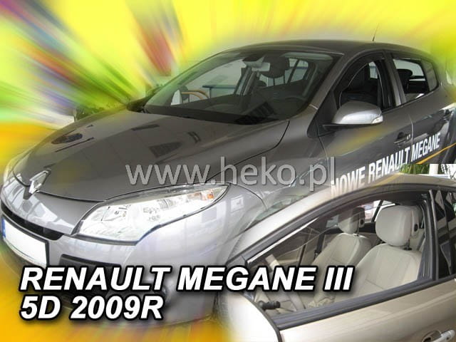 DEFLECTORES RENAULT MEGANE 3 4 I 5 PUERTA DE 208-2016R. HEKO PARTE DELANTERA 