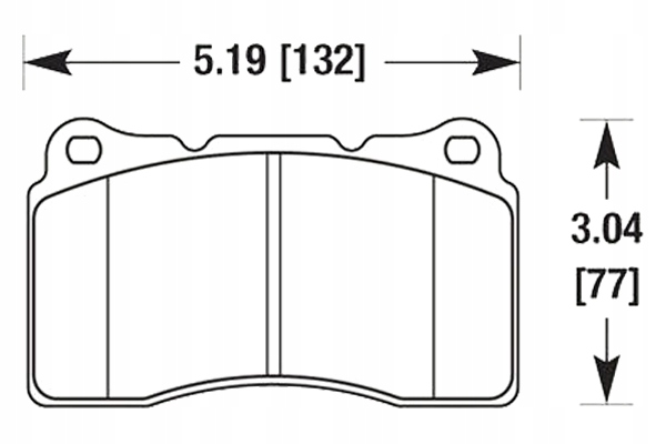 HB453N.585 HAWK HP PLUS ZAPATAS LANCER TOYOTA GT86 