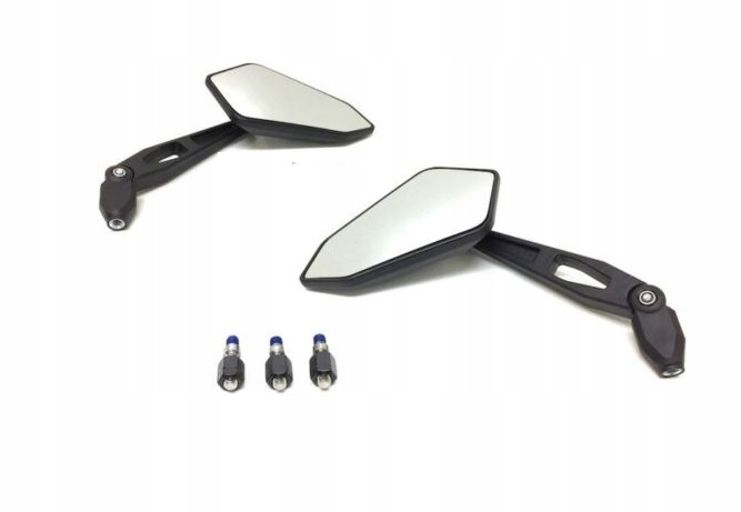 UNIVERSEL RÉTROVISEURS QUAD ATV ENDURO CROSS NOIR