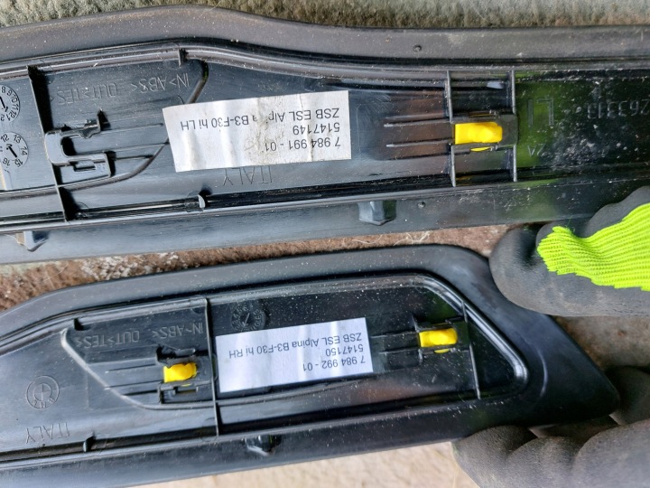 BAGUETTES SEUIL INTERNE BMW F30 ALPINA B3 13R