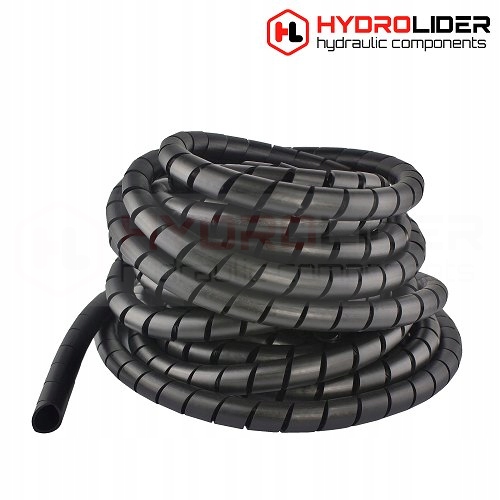 PROTECTION SPIRALNA SUR CONDUITES DE DÉRIVATION HYDRAULIQUE 20-25MM NOIRE HYDROLIDER