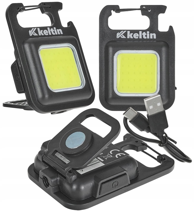 K02004 LAMPE DE POCHE MINI – KIESZONKOWA AVEC MAGNESEM LED COB 6W 500MAH 300LM IPX4