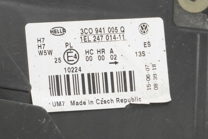 PHARE AVANT GAUCHE VW PASSAT B6 3C0941005Q