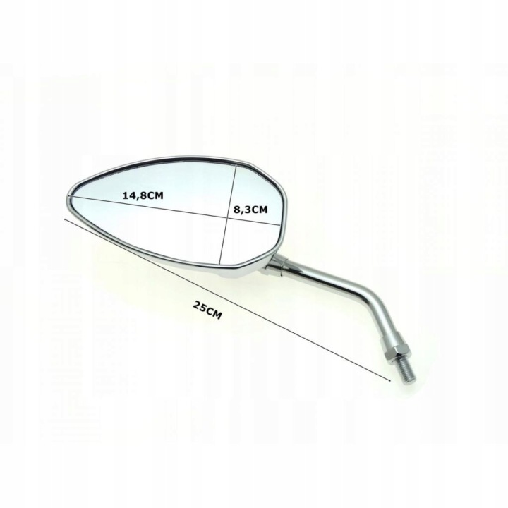 RÉTROVISEURS CHROME YAMAHA RAIDER 1900 WARRIOR 1700 (9314)