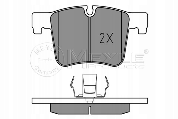 ZAPATAS DE FRENADO BMW P. F25 X3 10-/F30 320-335 11- 