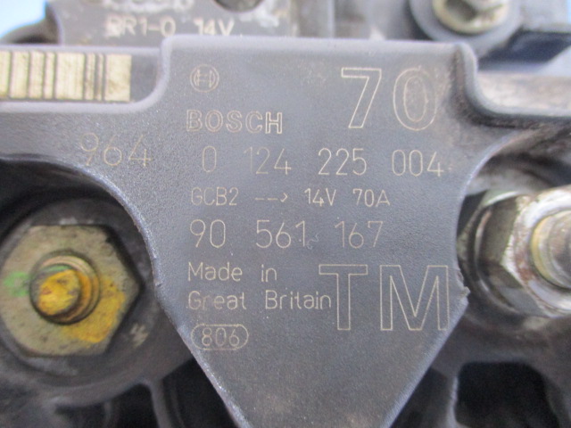ASTRA G 2.0DI ALTERNATEUR 0124225004 70A TESTOWANY