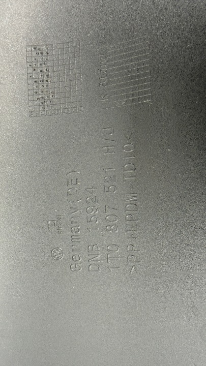 VW TOURAN 1T 10-15 ANNÉE SPOILER DOUBLURE PARE-CHOCS ARRIÈRE 1T0807521H/J C4184
