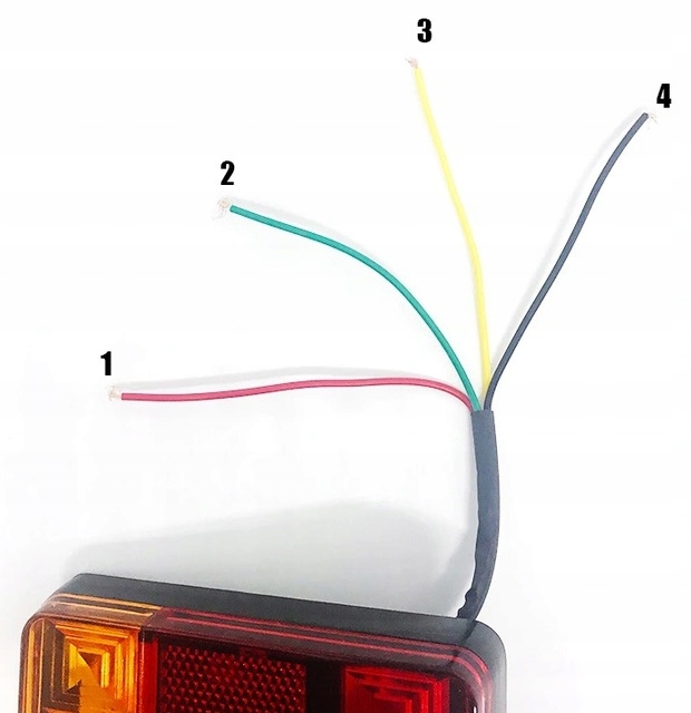 FAROS PARTE TRASERA DIOPARA LUMINOSO LED DIODOWE ZESPOLONE TRASEROS PARA REMOLQUE REMOLQUE CE 