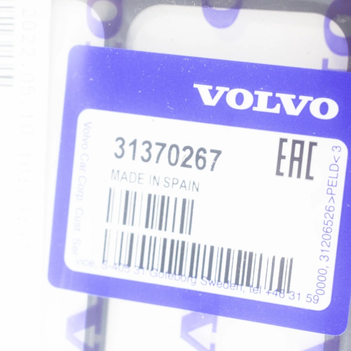 VOLVO V40 JOINT D'ÉTANCHÉITÉ SYSTÈMES RECYCLAGE GAZ D'ÉCHAPPEMENT 31370267 ORIGINALE