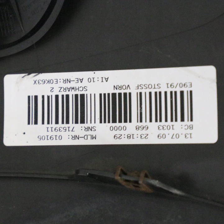 BMW E90 E91 LCI PARE-CHOCS AVANT SCHWARZ 2 NOIR 668