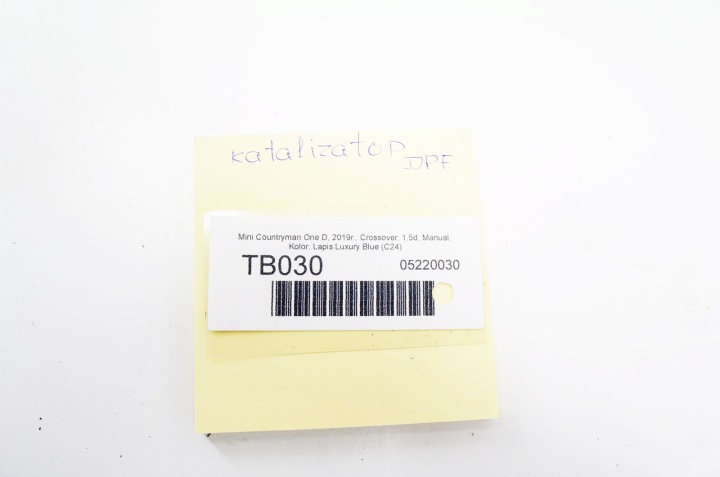 TB030 MINI COUNTRYMAN II F60 1.5D CATALYSEUR FAP 8593253 22827110
