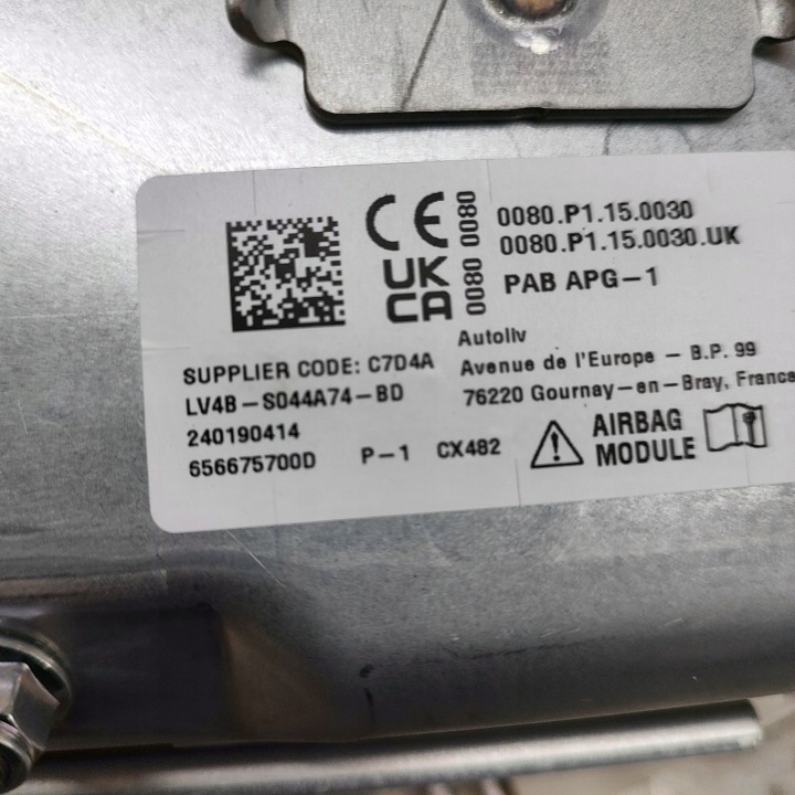 FORD KUGA III 2024 COUSSIN SÉCURITÉ AIRBAG PASSAGER