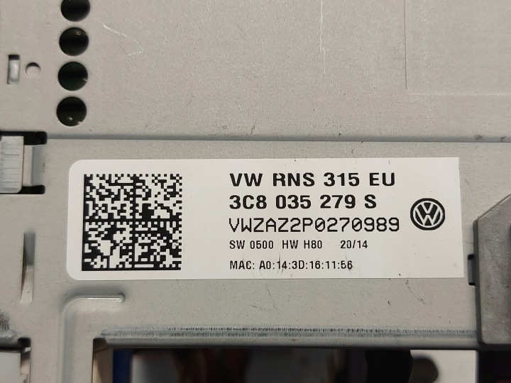 VW PASSAT CC LIFT 15R RADIO NAVIGATION 3C8035279S