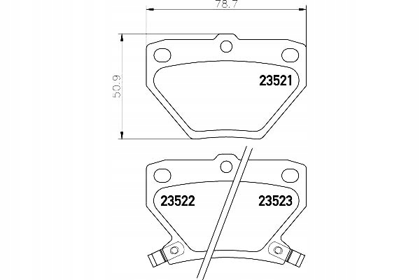 HELLA PAGID ZAPATAS DE FRENADO 446620090 446652020 4 