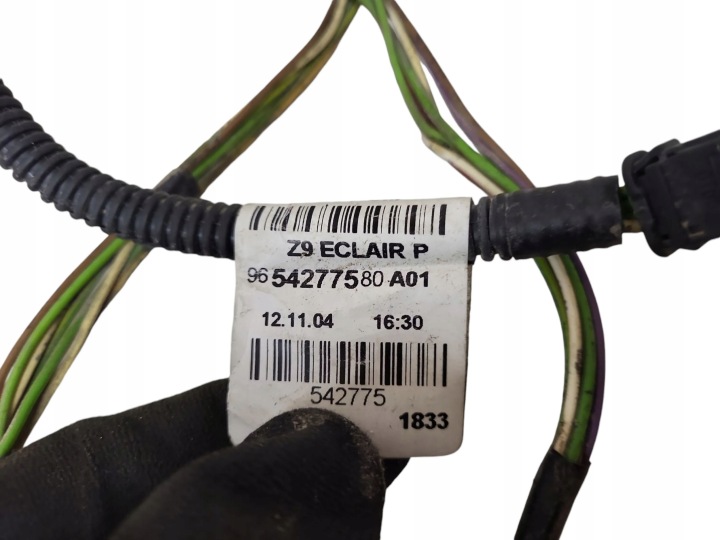 FAISCEAU DE CÂBLES PDC ARRIÈRE PEUGEOT 607 9654277580