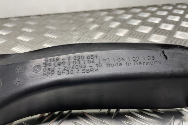 GAUCHE PLASTYK COUVERCLES DE COFFRE COUVERCLES DE COFFRE BMW 3 (F30, F80) 7290651 2.0L DIESEL 135KW