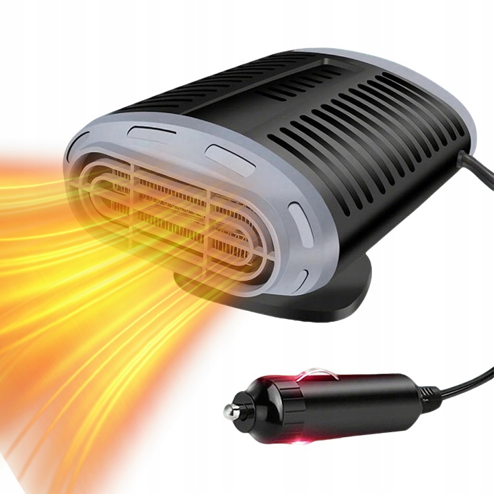 RADIATEUR AUTOMOBILE CHAUFFAGE 12V ALLUME-CIGARES VENTILATEUR SUR VITRE 900W