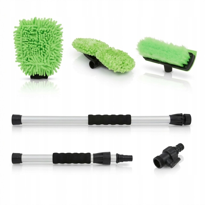 BROSSE 3W1 VERS LAVAGE VOITURES AVEC PRZYLACZEM EAU 3 DIVERS EMBOUTS